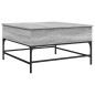 vidaXL Mesa de centro madera ingeniería gris Sonoma 80x80x45 cm vidaXL Mesa de centro madera ingeniería gris Sonoma 80x80x45 cm