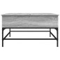 vidaXL Mesa de centro madera ingeniería gris Sonoma 80x80x45 cm vidaXL Mesa de centro madera ingeniería gris Sonoma 80x80x45 cm
