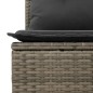 vidaXL Set de sofás de jardín 14 pzas con cojines ratán sintético gris vidaXL Set de sofás de jardín 14 pzas con cojines ratán sintético gris