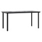 vidaXL Set comedor de jardín 5 piezas y cojines ratán sintético marrón vidaXL Set comedor de jardín 5 piezas y cojines ratán sintético marrón