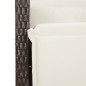 vidaXL Set comedor de jardín 7 pzas con cojines ratán sintético marrón vidaXL Set comedor de jardín 7 pzas con cojines ratán sintético marrón