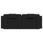 vidaXL Cabecero de cama acolchado cuero sintético negro 120 cm vidaXL Cabecero de cama acolchado cuero sintético negro 120 cm