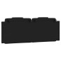 vidaXL Cabecero de cama acolchado cuero sintético negro 120 cm vidaXL Cabecero de cama acolchado cuero sintético negro 120 cm