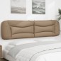vidaXL Cabecero de cama acolchado cuero sintético capuchino 200 cm vidaXL Cabecero de cama acolchado cuero sintético capuchino 200 cm