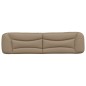 vidaXL Cabecero de cama acolchado cuero sintético capuchino 200 cm vidaXL Cabecero de cama acolchado cuero sintético capuchino 200 cm