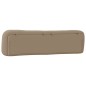 vidaXL Cabecero de cama acolchado cuero sintético capuchino 200 cm vidaXL Cabecero de cama acolchado cuero sintético capuchino 200 cm