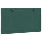 vidaXL Cabecero de cama acolchado terciopelo verde oscuro 90 cm vidaXL Cabecero de cama acolchado terciopelo verde oscuro 90 cm
