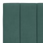 vidaXL Cabecero de cama acolchado terciopelo verde oscuro 90 cm vidaXL Cabecero de cama acolchado terciopelo verde oscuro 90 cm