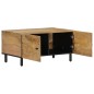 vidaXL Mesa de centro de madera maciza de mango 80x50x40 cm vidaXL Mesa de centro de madera maciza de mango 80x50x40 cm