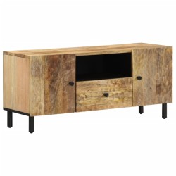 vidaXL Mueble de TV madera maciza de mango 105x33x46 cm