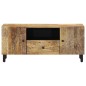 vidaXL Mueble de TV madera maciza de mango 105x33x46 cm