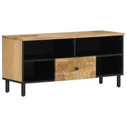 vidaXL Mueble de TV madera maciza de mango 100x33x46 cm