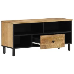 vidaXL Mueble de TV madera maciza de mango 100x33x46 cm