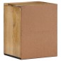 vidaXL Armario de baño de pared madera maciza de mango 38x33x48 cm vidaXL Armario de baño de pared madera maciza de mango 38x33x48 cm