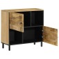 vidaXL Armario auxiliar madera maciza de mango 80x33x75 cm vidaXL Armario auxiliar madera maciza de mango 80x33x75 cm