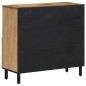 vidaXL Armario auxiliar madera maciza de mango 80x33x75 cm vidaXL Armario auxiliar madera maciza de mango 80x33x75 cm