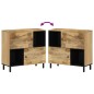 vidaXL Armario auxiliar madera maciza de mango 80x33x75 cm vidaXL Armario auxiliar madera maciza de mango 80x33x75 cm
