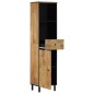vidaXL Mueble de baño madera maciza de mango 38x33x160 cm vidaXL Mueble de baño madera maciza de mango 38x33x160 cm