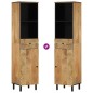 vidaXL Mueble de baño madera maciza de mango 38x33x160 cm vidaXL Mueble de baño madera maciza de mango 38x33x160 cm