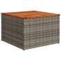 vidaXL Set de sofás de jardín 11 pzas y cojines ratán sintético gris vidaXL Set de sofás de jardín 11 pzas y cojines ratán sintético gris
