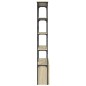vidaXL Estantería madera ingeniería y metal roble Sonoma 100x26x180 cm vidaXL Estantería madera ingeniería y metal roble Sonoma 100x26x180 cm