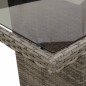 vidaXL Set comedor jardín 7 pzas y cojines ratán sintético gris vidaXL Set comedor jardín 7 pzas y cojines ratán sintético gris