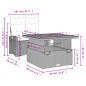 vidaXL Set comedor de jardín 2 pzas con cojines ratán sintético negro vidaXL Set comedor de jardín 2 pzas con cojines ratán sintético negro