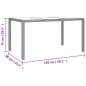vidaXL Set comedor de jardín 5 pzas con cojines ratán sintético beige vidaXL Set comedor de jardín 5 pzas con cojines ratán sintético beige