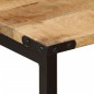 vidaXL Mesas de centro apilables 3 pzas madera maciza mango y hierro vidaXL Mesas de centro apilables 3 pzas madera maciza mango y hierro