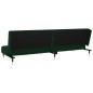 vidaXL Sofá cama de 2 plazas terciopelo verde oscuro vidaXL Sofá cama de 2 plazas terciopelo verde oscuro