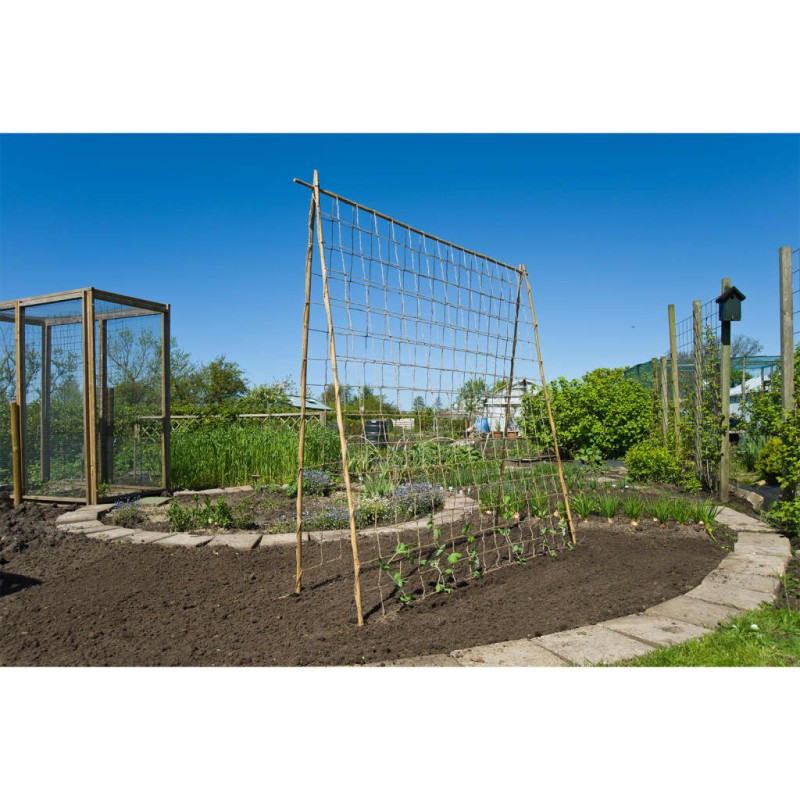Nature Malla para plantas enredaderas yute natural 1,8x5 m Nature Malla para plantas enredaderas yute natural 1,8x5 m