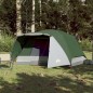 vidaXL Tienda de campaña 6 personas tafetán 190T verde 412x370x190 cm