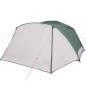 vidaXL Tienda de campaña 6 personas tafetán 190T verde 412x370x190 cm