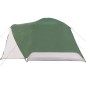 vidaXL Tienda de campaña 6 personas tafetán 190T verde 412x370x190 cm