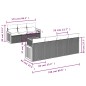 vidaXL Set de sofás de jardín 8 piezas y cojines ratán sintético negro vidaXL Set de sofás de jardín 8 piezas y cojines ratán sintético negro