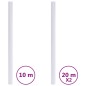 vidaXL Lámina de ventana esmerilada PVC blanco vidaXL Lámina de ventana esmerilada PVC blanco