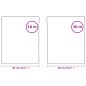 vidaXL Lámina de ventana esmerilada PVC blanco vidaXL Lámina de ventana esmerilada PVC blanco