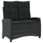 vidaXL Juego comedor jardín 4 piezas con cojines ratán sintético negro vidaXL Juego comedor jardín 4 piezas con cojines ratán sintético negro