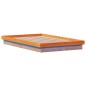 vidaXL Estructura de cama LED madera maciza pino marrón cera 140x200cm vidaXL Estructura de cama LED madera maciza pino marrón cera 140x200cm