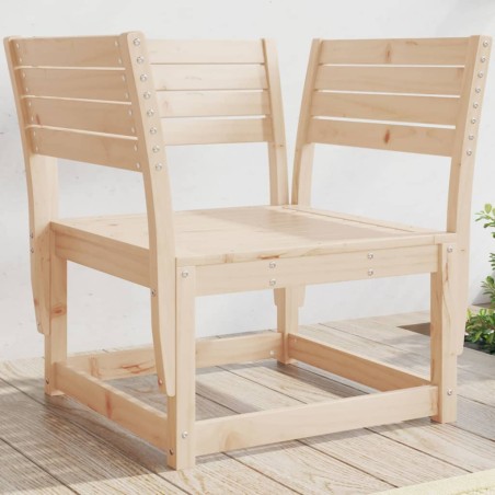 vidaXL Silla de jardín madera madera maciza de pino