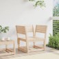 vidaXL Silla de jardín madera madera maciza de pino vidaXL Silla de jardín madera madera maciza de pino