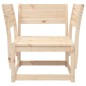 vidaXL Silla de jardín madera madera maciza de pino vidaXL Silla de jardín madera madera maciza de pino