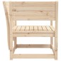 vidaXL Silla de jardín madera madera maciza de pino vidaXL Silla de jardín madera madera maciza de pino