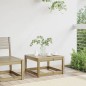 vidaXL Taburete de jardín madera de pino impregnada vidaXL Taburete de jardín madera de pino impregnada