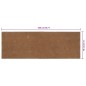 vidaXL Estera para colchón de fibra de coco 70x200 cm vidaXL Estera para colchón de fibra de coco 70x200 cm
