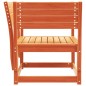 vidaXL Silla de jardín madera madera maciza de pino marrón cera vidaXL Silla de jardín madera madera maciza de pino marrón cera