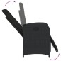 vidaXL Set de comedor de jardín 7 pzas y cojines ratán sintético negro vidaXL Set de comedor de jardín 7 pzas y cojines ratán sintético negro