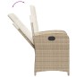 vidaXL Set comedor de jardín 9 pzas con cojines ratán sintético beige vidaXL Set comedor de jardín 9 pzas con cojines ratán sintético beige
