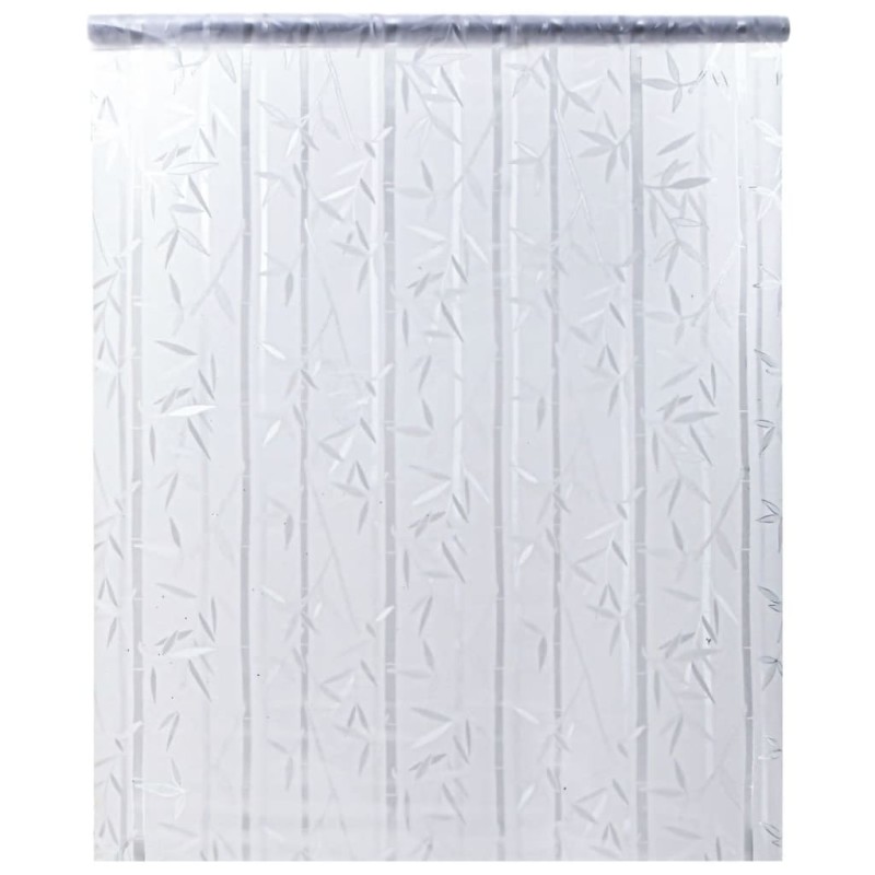 vidaXL Lámina de ventana esmerilada patrón de bambú PVC 45x500 cm vidaXL Lámina de ventana esmerilada patrón de bambú PVC 45x500 cm