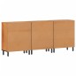 vidaXL Armarios auxiliares 3 uds madera maciza de acacia 60x33x75 cm vidaXL Armarios auxiliares 3 uds madera maciza de acacia 60x33x75 cm